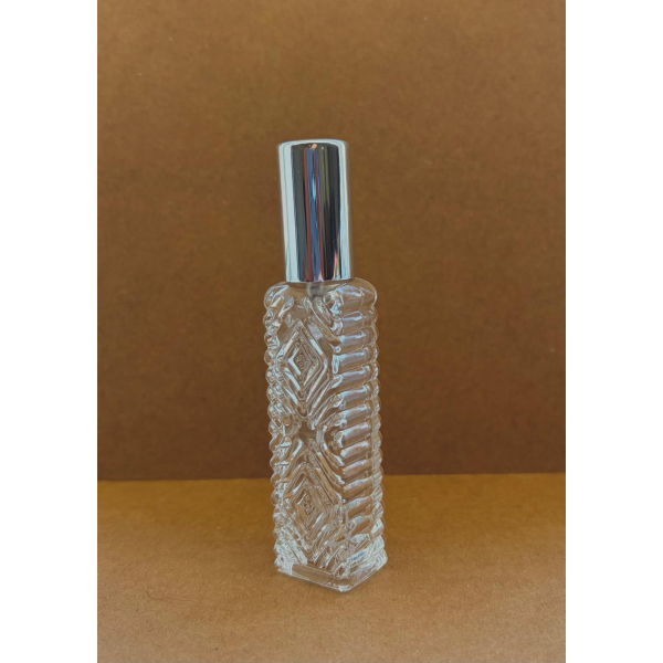 10 Cc. Gravür Cam Desenli Parmak Spreyli Şişe