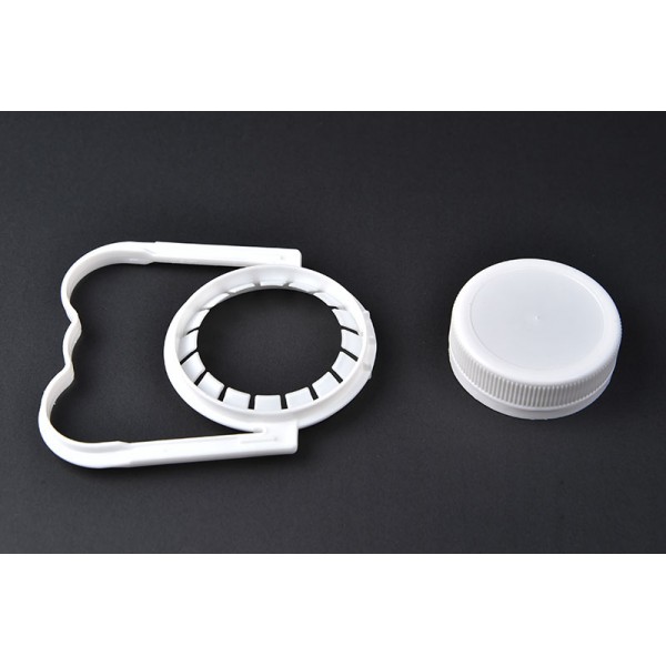 48 MM BEYAZ PLASTİK ŞİŞE KAPAK VE KULP TAKIMI-50 Lİ PAKETLERDE