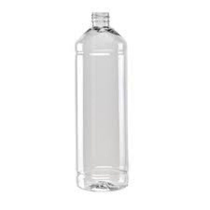 1 LİTRE KAPAKLI SİLİNDİR TİPİ PET-PLASTİK ŞİŞE//112 Lİ PAKETTE