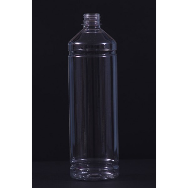 1 LİTRE KAPAKLI SİLİNDİR TİPİ PET-PLASTİK ŞİŞE//112 Lİ PAKETTE-KAPAKLI