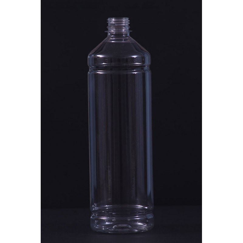 1 LİTRE KAPAKLI SİLİNDİR TİPİ PET-PLASTİK ŞİŞE//112 Lİ PAKETTE-KAPAKLI