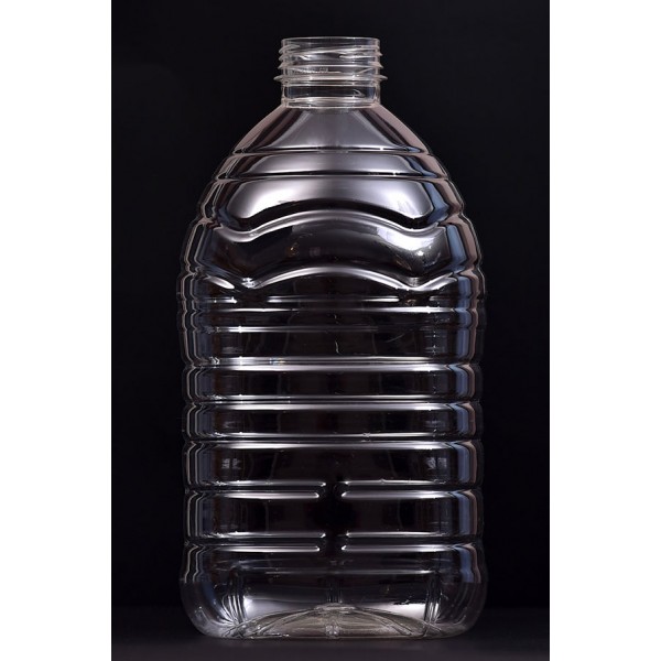 5 LİTRE ELİPS MODEL PLASTİK-PET SÜT-YAĞ-ŞALGAM ŞİŞESİ-KULP VE KAPAK DAHİL-28 Li PAKETTE