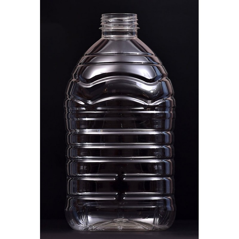 5 LİTRE ELİPS MODEL PLASTİK-PET SÜT-YAĞ-ŞALGAM ŞİŞESİ-KULP VE KAPAK DAHİL-28 Li PAKETTE