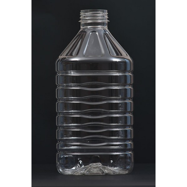 3 LİTRE PİRAMİT MODEL PLASTİK-PET SÜT-YAĞ-ŞALGAM ŞİŞESİ-KULP VE KAPAK DAHİL-36 LI PAKETTE