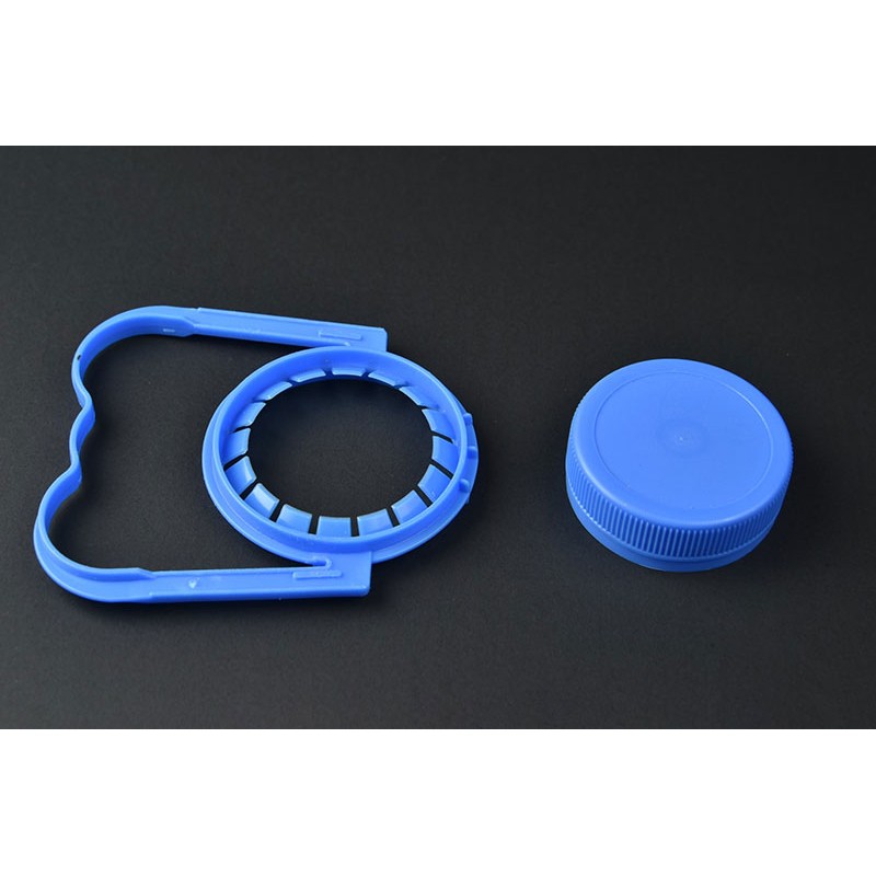 48 MM Mavi PLASTİK ŞİŞE KAPAK VE KULP TAKIMI-50 Lİ PAKETLERDE