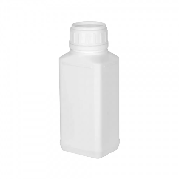 1000 cc Köşeli Kilitli Beyaz Polietilen Şişe-50 ADET