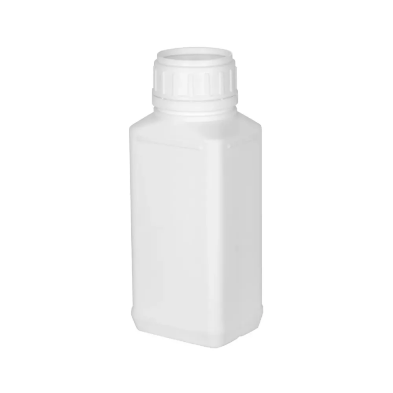 1000 cc Köşeli Kilitli Beyaz Polietilen Şişe-50 ADET