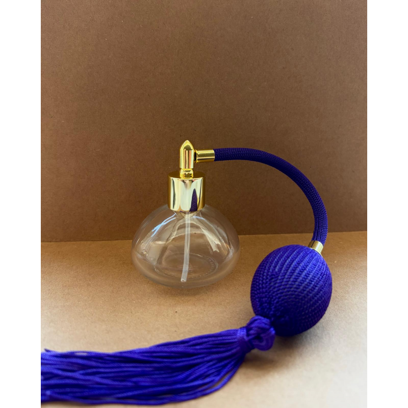 50 cc Mavi POMPALI Basık LÜX KOLONYA ŞİŞESİ