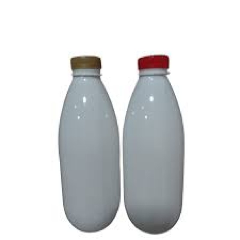 1 Litre Orijinal Beyaz Plastik - Süt Ayran Şişesi (Pet Şişe) - Kapaklı - 90 Lı Paket