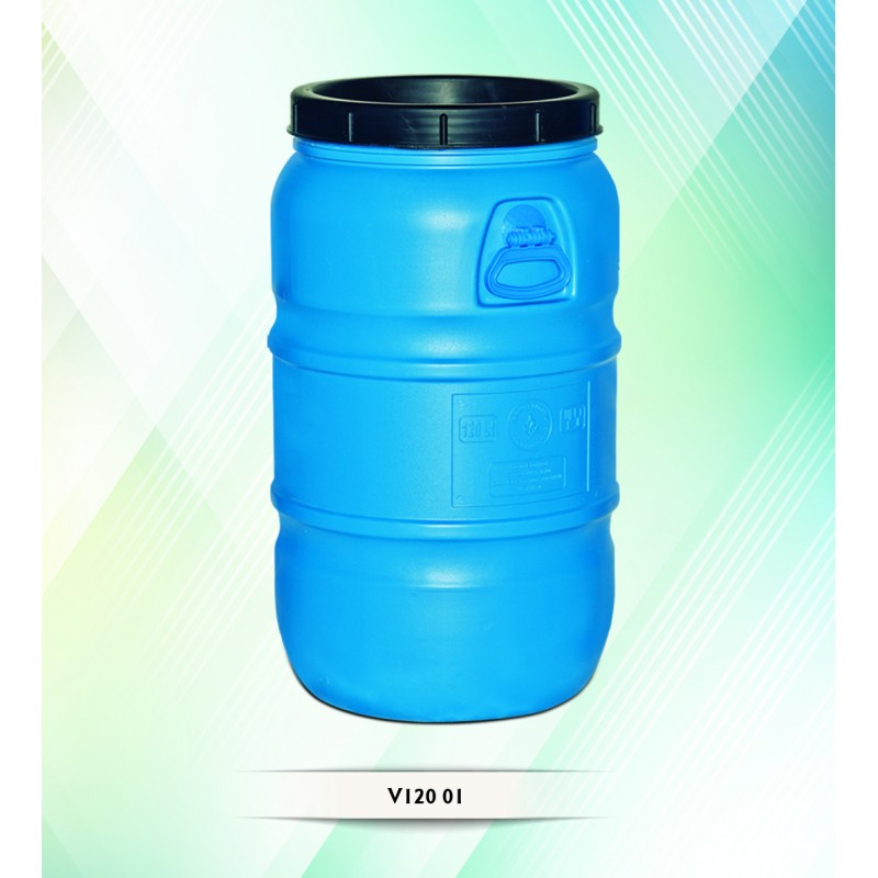 120 LT Vidalı Bidon-İÇİ MAVİ
