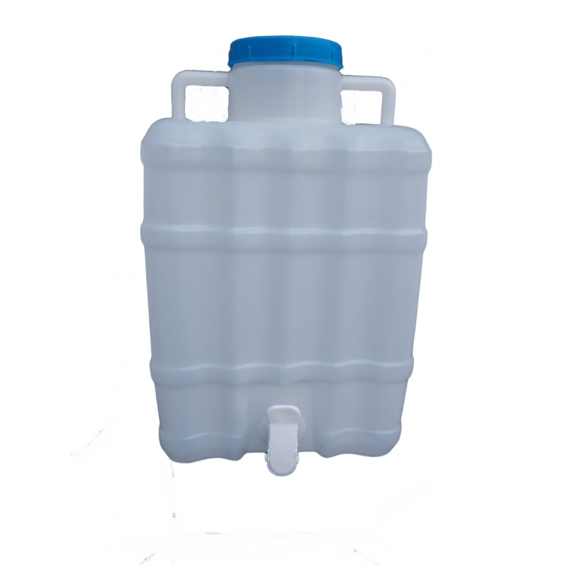 18 LİTRE PLASTİK MUSLUKLU-ASKILI SU BİDONU