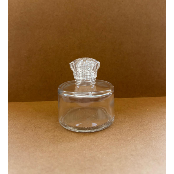 50 Cc. Silindir Kristal Kapaklı Kolonya Şişesi